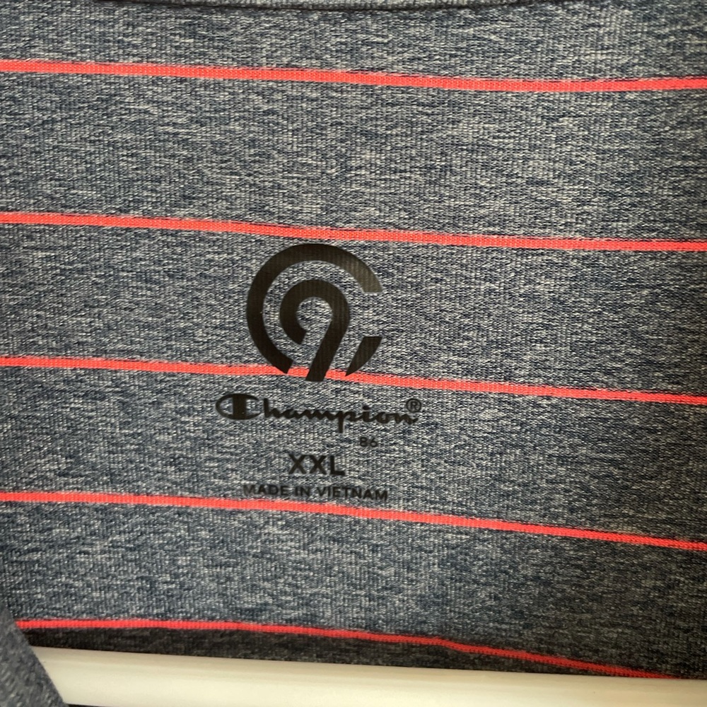 Champion Striped Polo Shirt - Size XXL - Picture 3 of 12